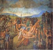 Michelangelo Buonarroti Conversion of St.Paul oil painting